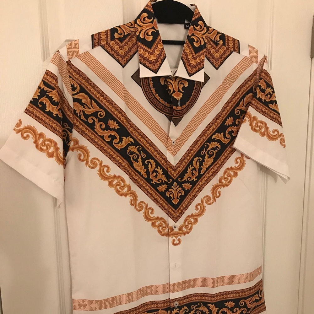 ASOS Criminal Damage Versace-print Shirt